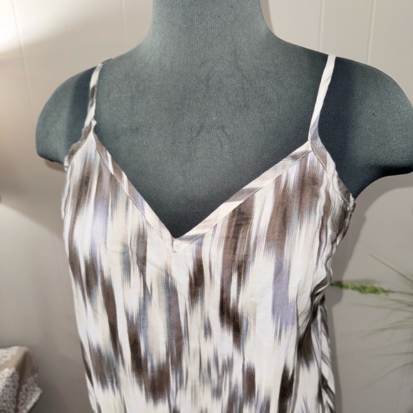 DKNY • V Neck Cotton Maxi Day Dress - Picture 6 of 13